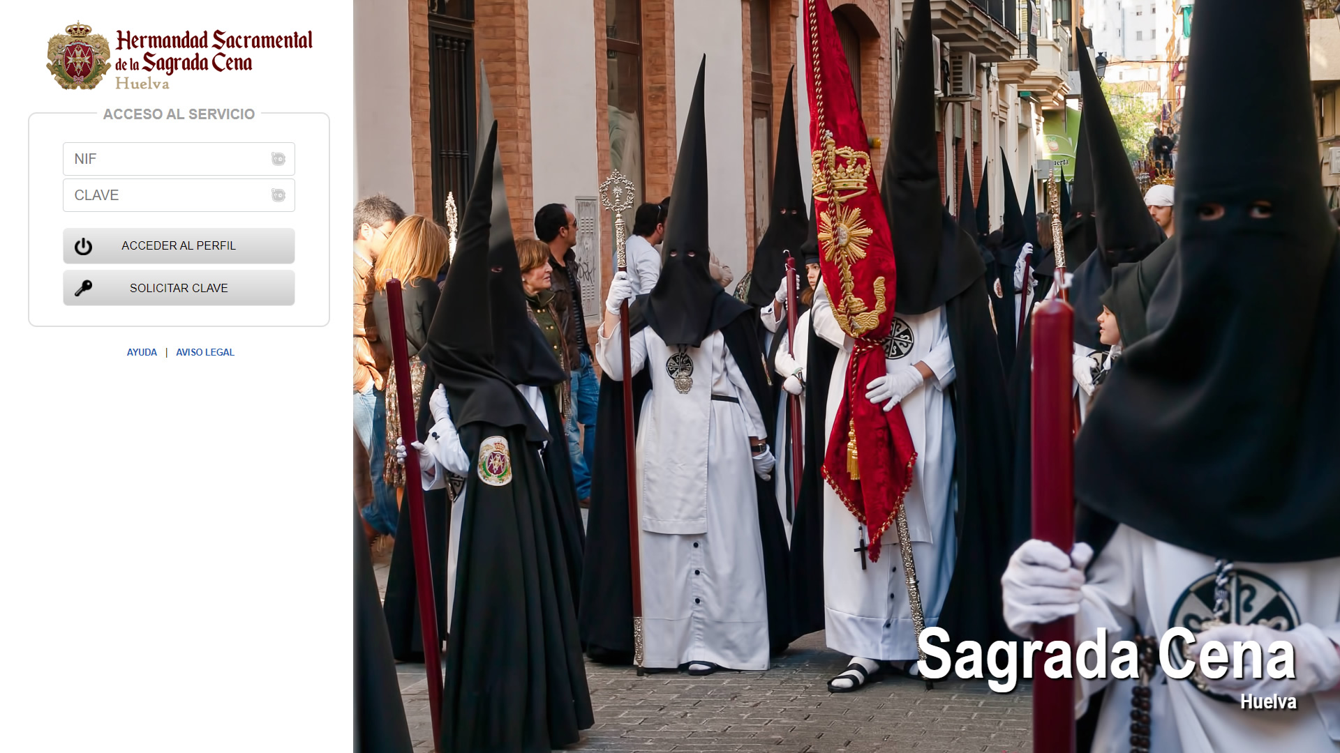H6Web: Hermandad de la Sagrada Cena (Huelva)